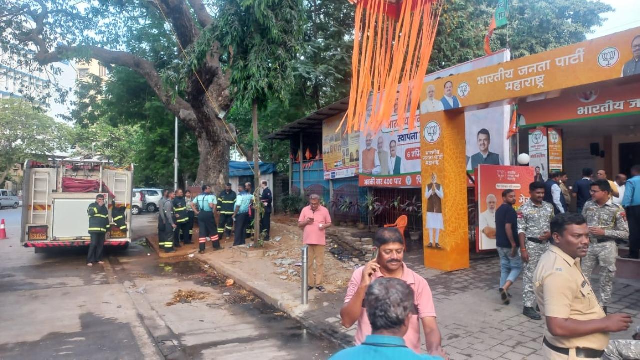 No one was injured in the incident, an official said