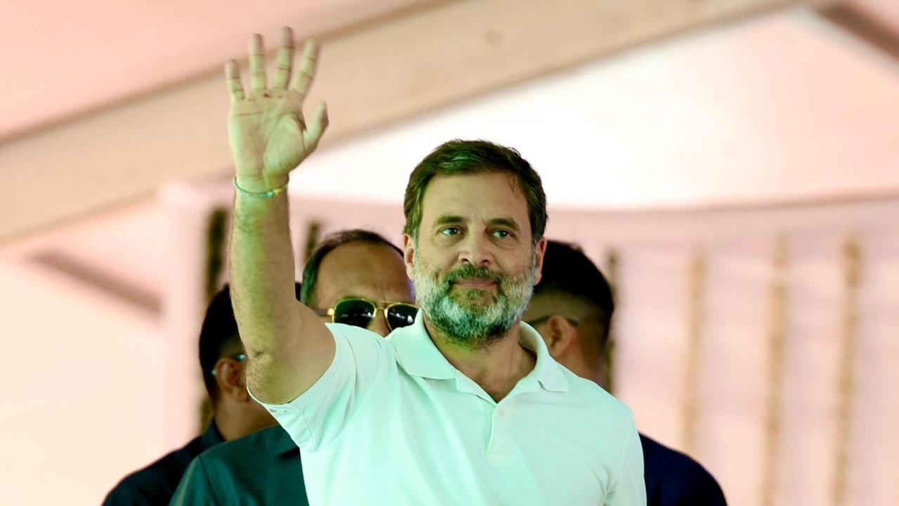 Rahul Gandhi held a rally in the Vidharbha region of the state on Saturday