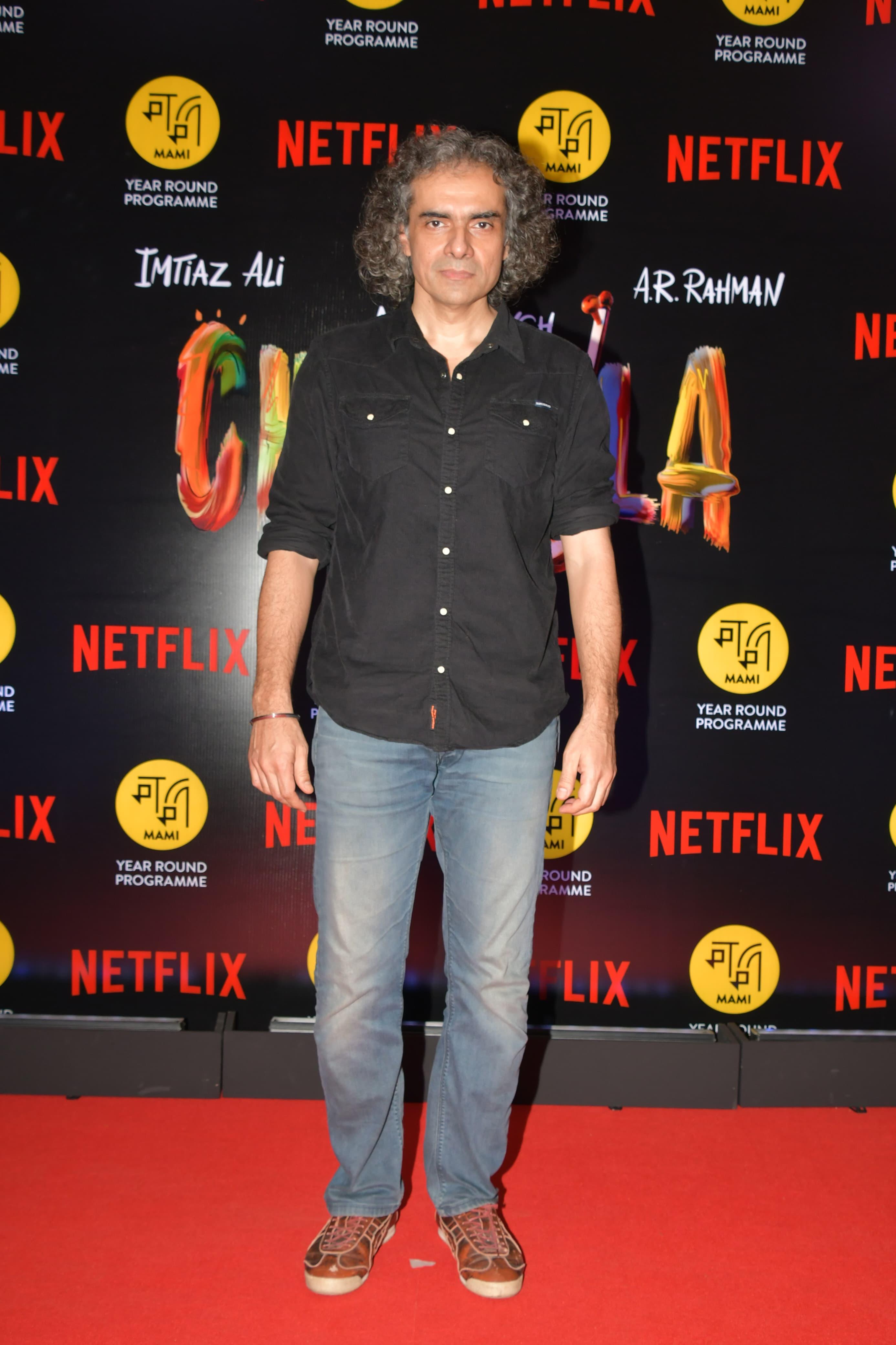 Imtiaz Ali, who is making his directorial debut on OTT with Amar Singh Chamkila, attended the special screening last night