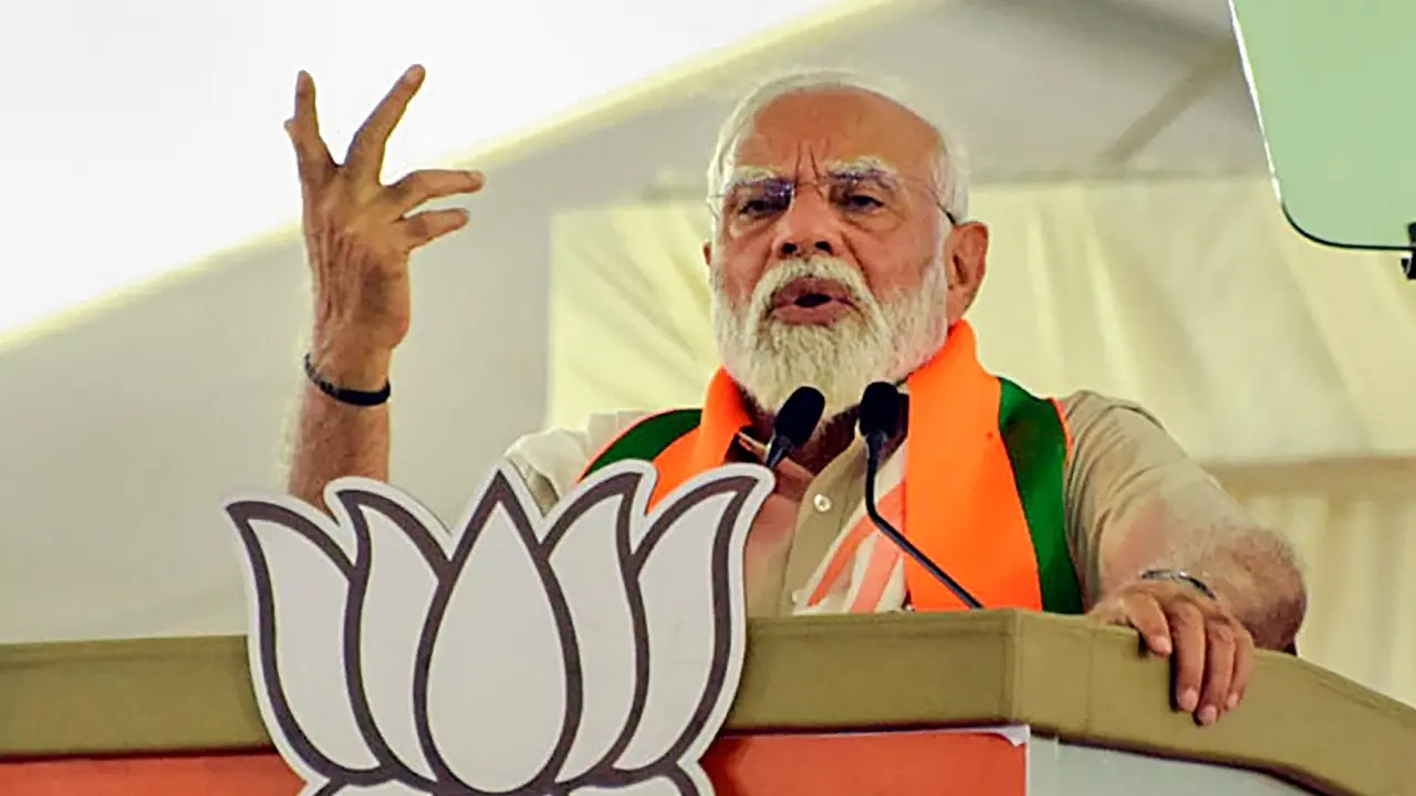 PM Modi declared the ensuing Lok Sabha elections were a fight between stability and instability and accused the opposition of seeking power only to indulge in corruption