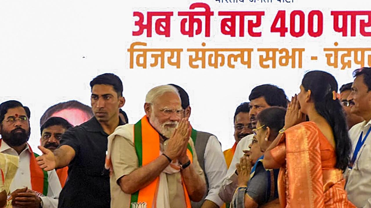 Congress party has lost people's support due to its deeds and its recently released manifesto has the imprint of the pro-Partition Muslim League, Modi said