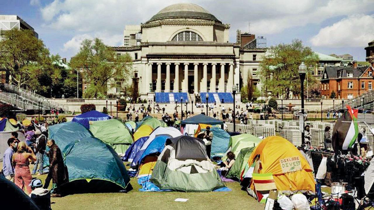 Students of Columbia refuse to stop pro-Palestinian protests