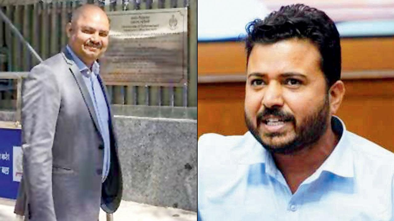 Bibhav Kumar, Kejriwal’s PA (right) Durgesh Pathak, AAP MLA