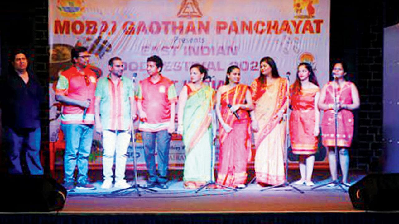The Mumbai East Indian Masala Group performs at the previous edition