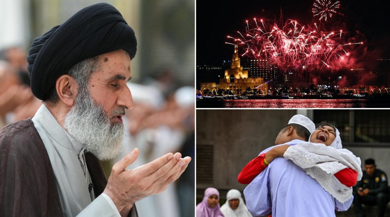 PHOTOS: Muslim devotees celebrate Eid-ul-Fitr around the world