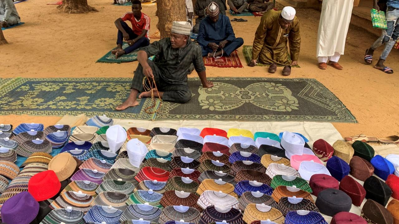 Muslims attend a Jummah prayers in Niamey, Niger. On Alvida Jummah, Muslims engage in various acts of worship and reflection. They attend congregational prayers at mosques, where sermons are delivered by religious leaders, emphasising the significance of piety, gratitude and seeking forgiveness