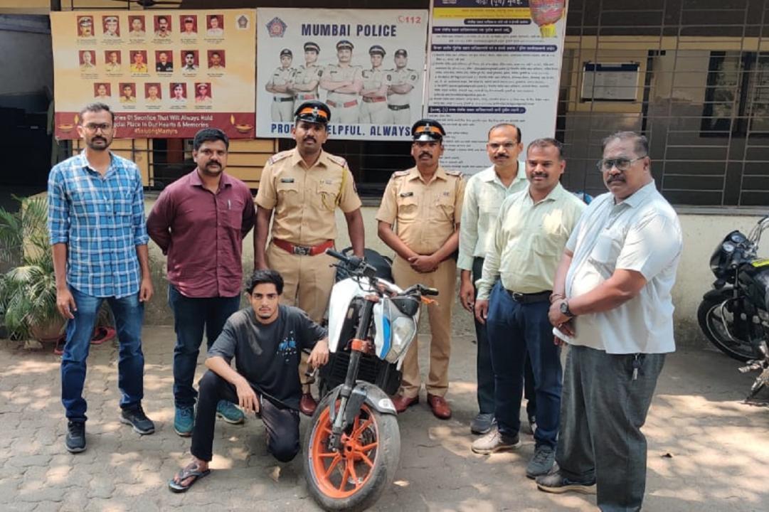 Mumbai: One biker, who posted video of cops failing to apprehend him during a race, nabbed