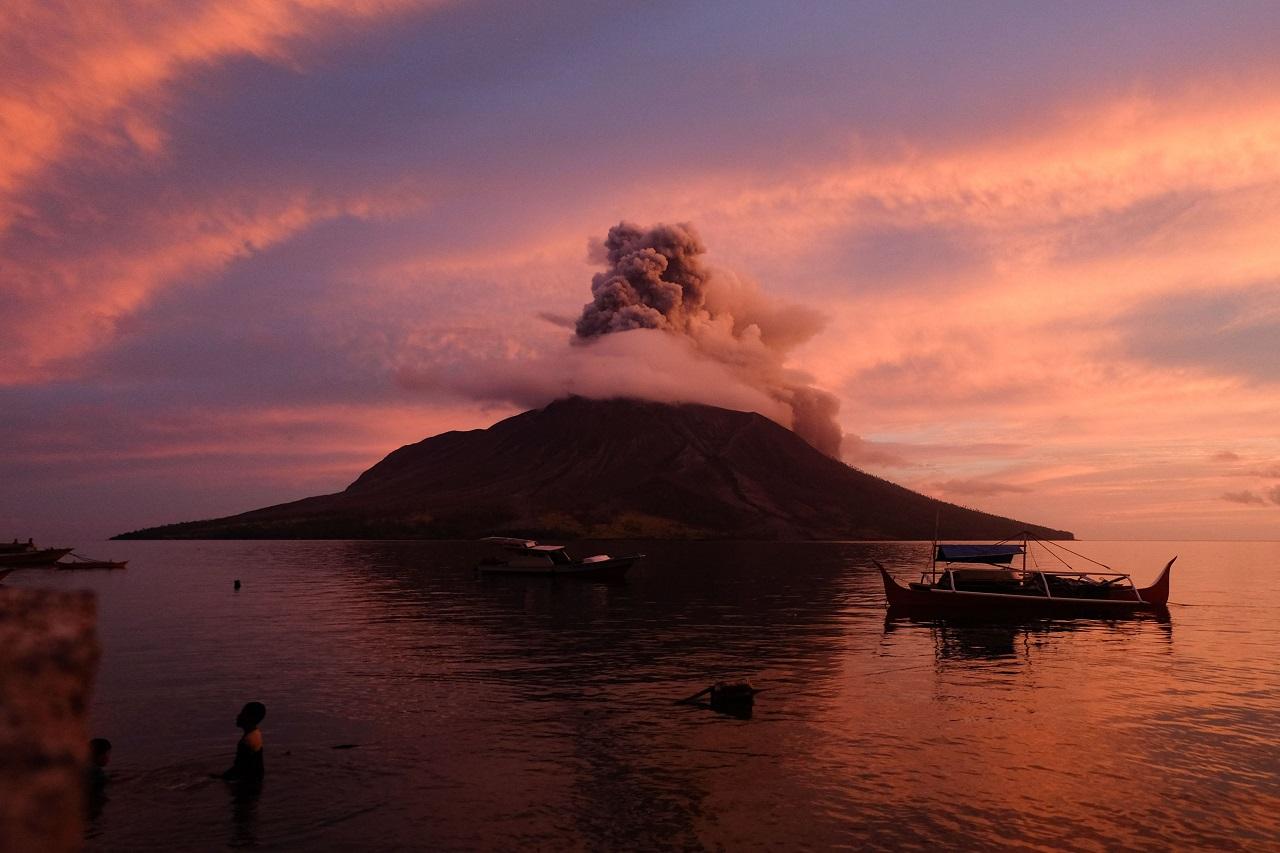 A joint team from the local authorities combed the villages surrounding the volcano and evacuated residents by boat