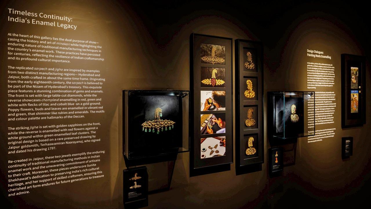 The Museum of Meenakari Heritage (MOMH) in Jaipur’s Shekhawat Haveli is a state-of-the-art-permanent gallery, curated by Dr Usha R Balakrishnan, tracing the history of enamelling from Renaissance Europe to India. Pics Courtesy/Sunita Shekhawat