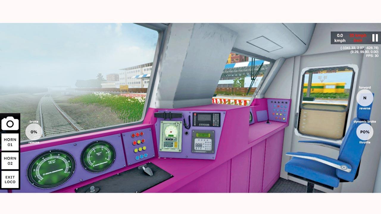Take a ride on this simulator giving you an experience of Mumbai local trains