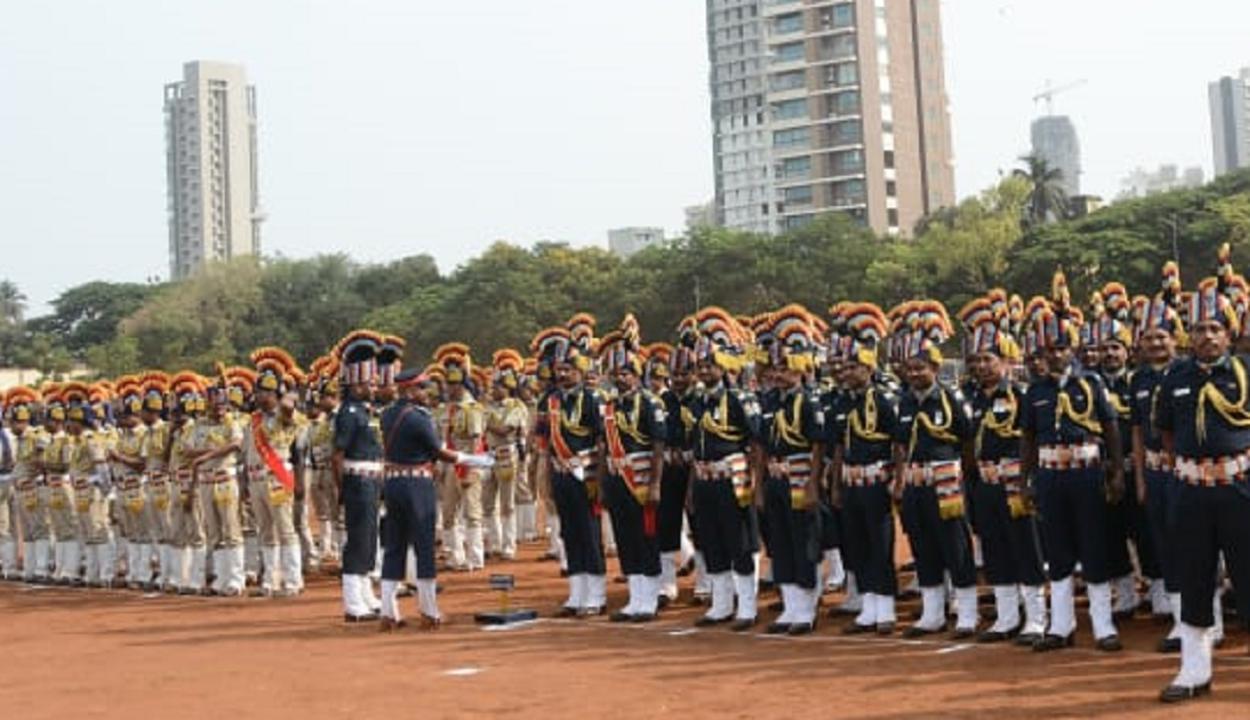 In Photos: Rehearsals in full swing for Maharashtra Day parade