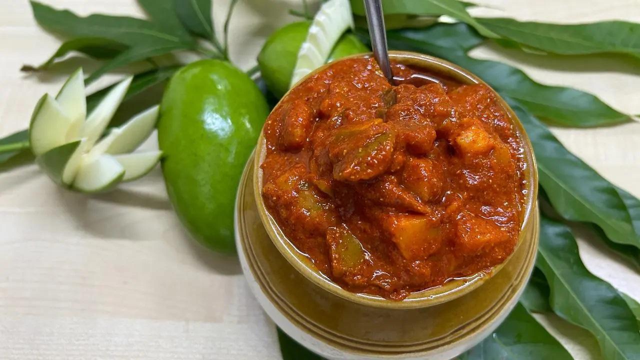 Avakkai Mango Pickle Celebrating the diversity of South India, Suresh Babu, executive chef at Clarks Exotica Convention Resort and Spa in Bengaluru, says you can make an Avakkai Mango Pickle. Interestingly, Ava means mustard, Kaya means raw or uncooked fruit or vegetable. The preparation is usually made with mustard seeds, red chilli powder, along with salt and oil. Babu says you can serve it as an accompaniment to South Indian meals or pair it with steamed rice and ghee or a simple curd rice for a truly authentic experience. Take raw mangoes, mustard powder, red chilli powder, salt, fenugreek seeds, sesame oil, dried red chilies, mustard seeds, asafoetida (hing) and curry leaves to make the pickle.