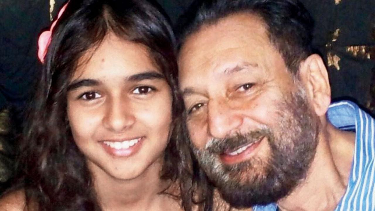 Shekhar Kapur with daughter Kaveri