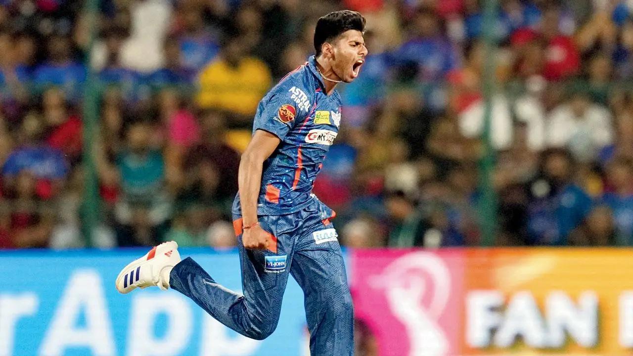 Mayank Yadav
LSG's pace sensation Mayank Yadav has missed out on a few matches and the team will need his services today, against RR's in-form batting unit. The speedster has been sidelined due to a hip injury and the side will expect his return at the Ekana Stadium