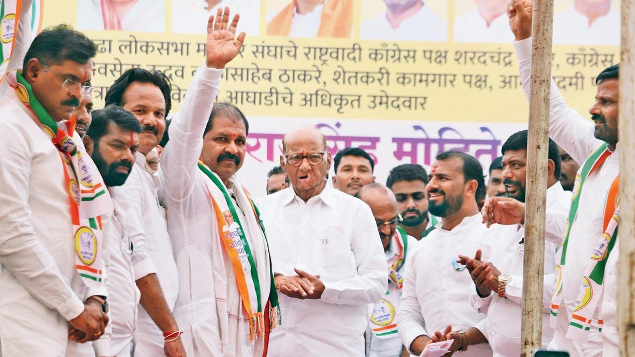 Lok Sabha elections 2024: NCP (SP) gathers momentum as Shiv Sena MLA joins Sharad Pawar