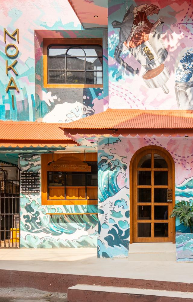 Mokai is an new Asian-inspired all-day diner and coffeehouse in Bandra on Chapel Road. It combines `Moka` (coffee) with `ai` (Japanese for love)