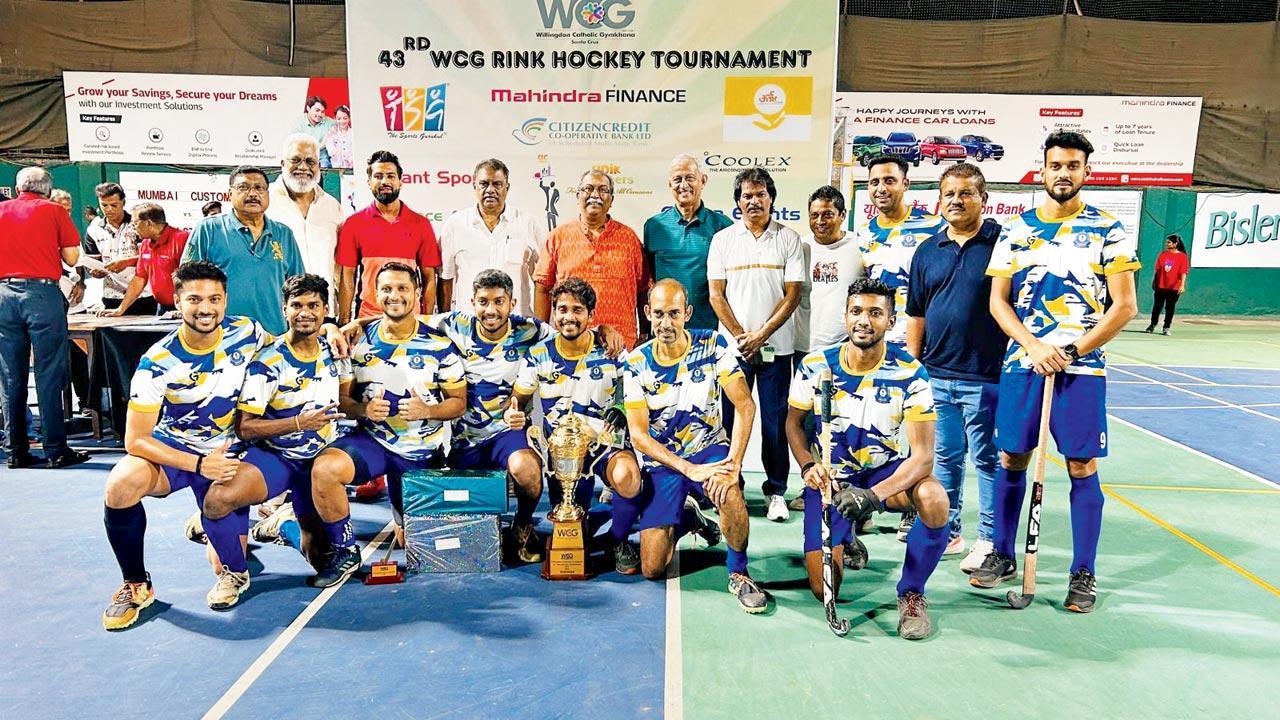 Mumbai Customs emerge WCG rink hockey champions