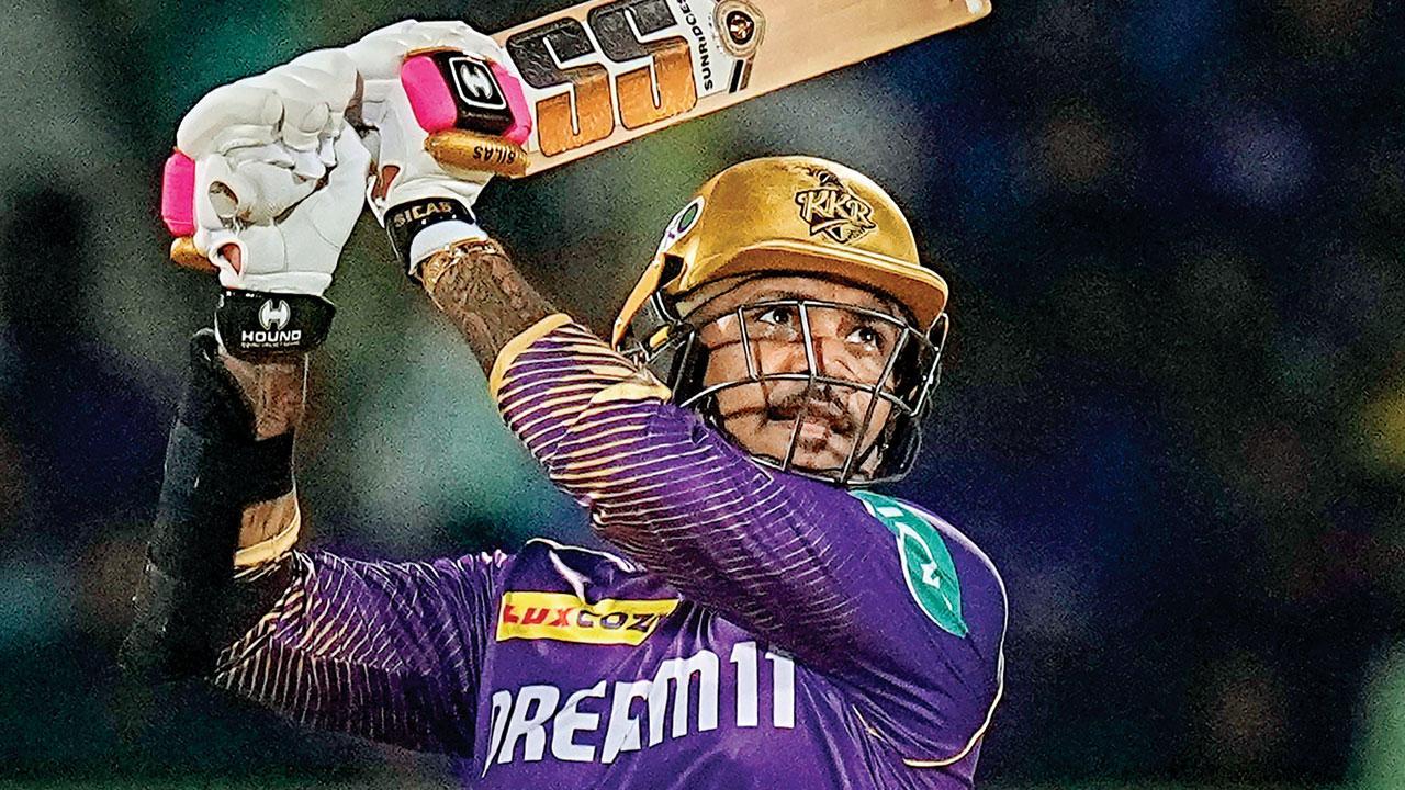 KKR’s Narine, Russell muscle their way to 272-7