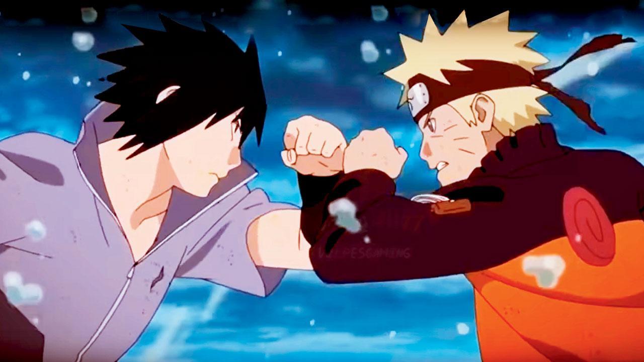 Sasuke in a combat with Naruto. Pics courtesy/Youtube