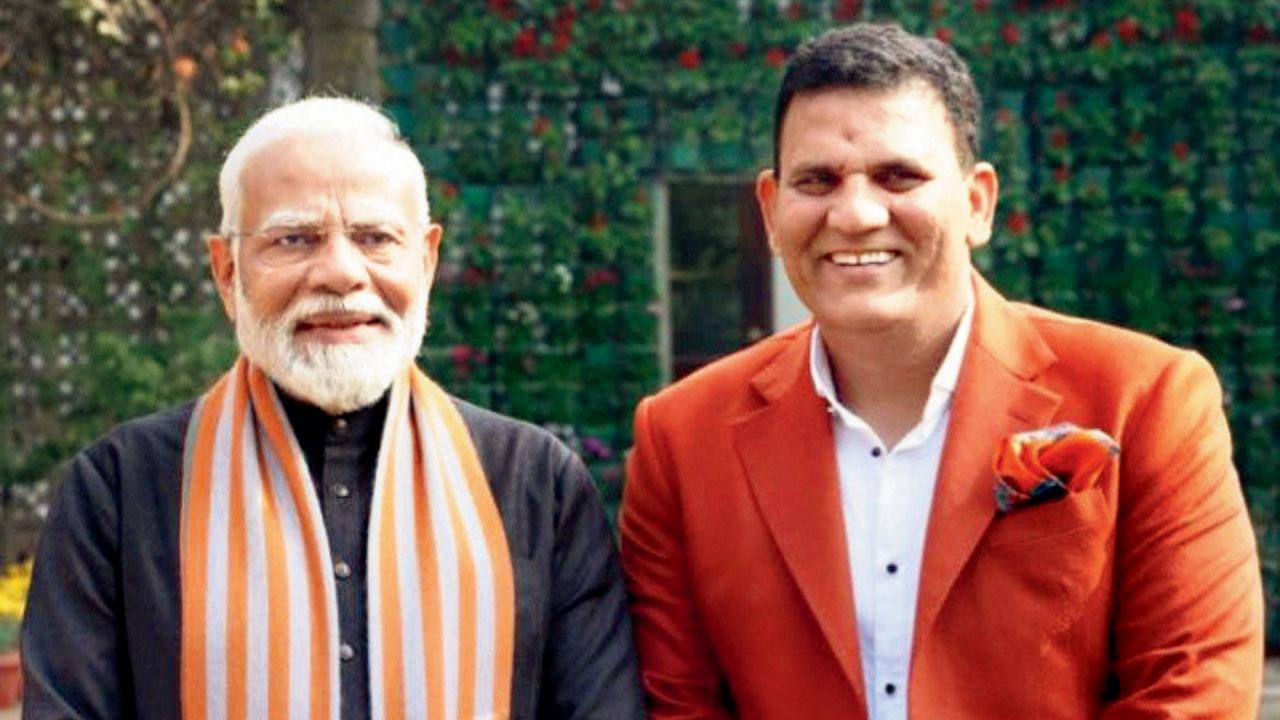 Chairman of the trust with PM Modi