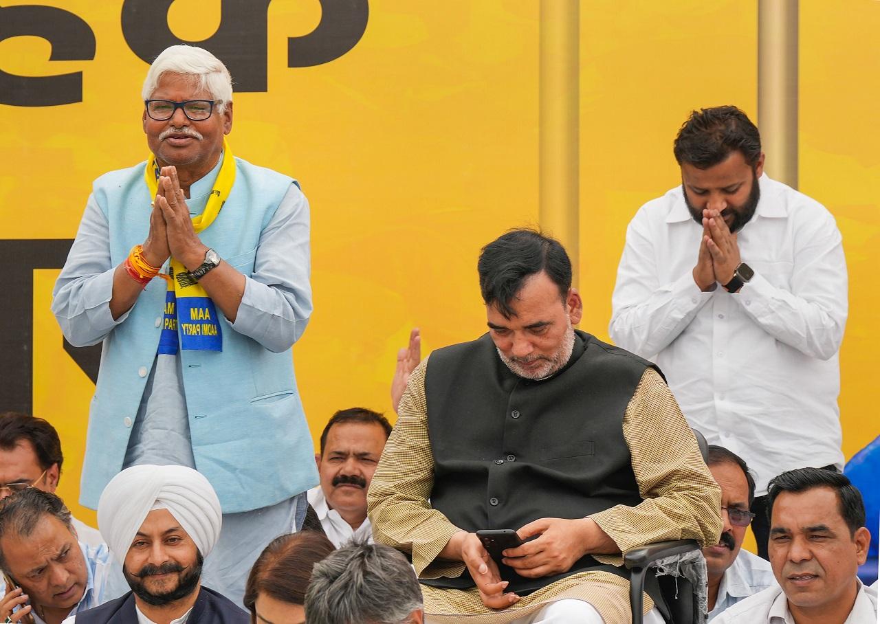 He alleged that Kejriwal's arrest by the Enforcement Directorate in a case linked to the Delhi excise policy-linked scam case was part of the BJP's conspiracy to finish the AAP
