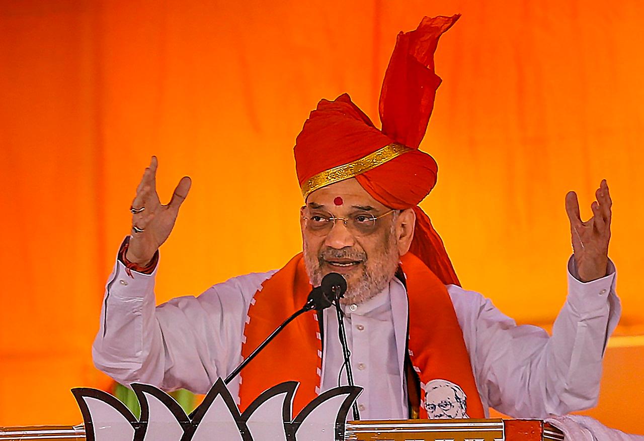 After Sanand town of Ahmedabad district, Shah will hold a roadshow in Kalol town of Gandhinagar district