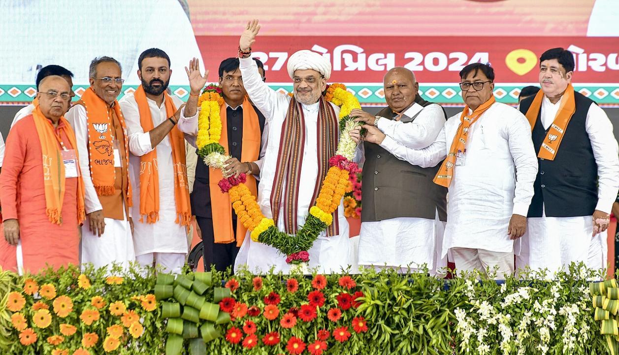 Make Modi PM for third time to end terrorism and Naxalism, says Amit Shah