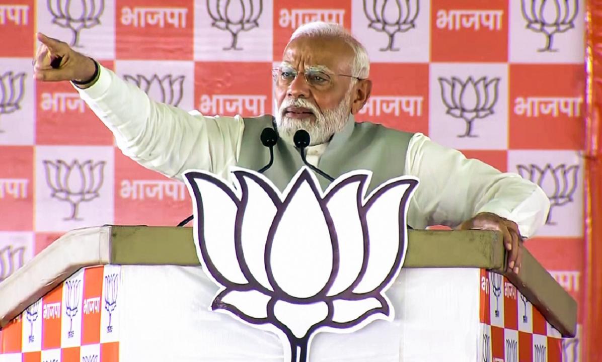 Lok Sabha elections 2024: Congress a vine, sucks dry those who support it, says PM Modi in Maharashtra
