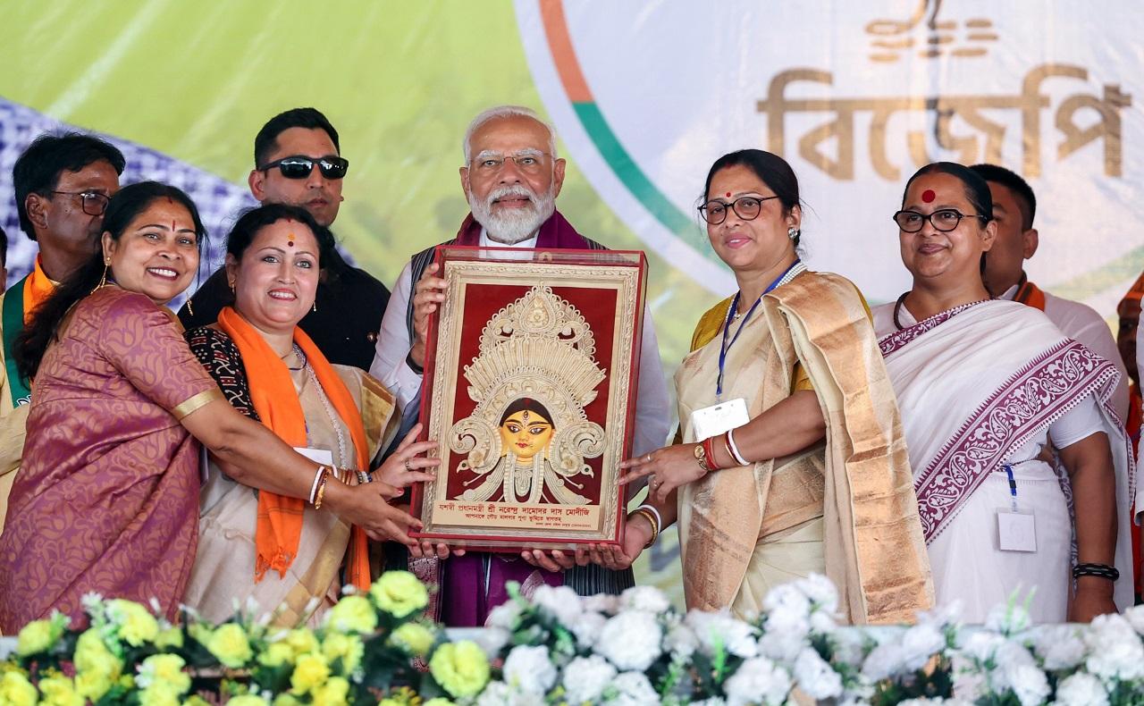 Referring to recent incidents in Sandeshkhali, where allegations of sexual abuse against TMC leaders surfaced, Modi criticised the state government for its alleged apathy towards the victims