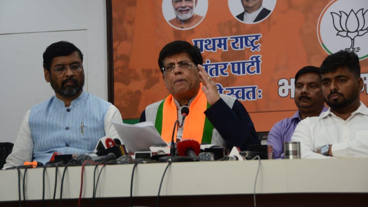 Goyal, in his press conference, said that PM Modi's leadership was instrumental in transforming India over the past decade.
