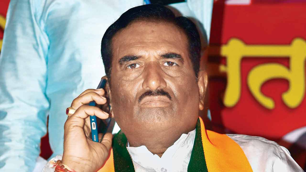 BJP candidate Prataprao Govindrao Chikhalikar Patil. Pics/Nimesh Dave