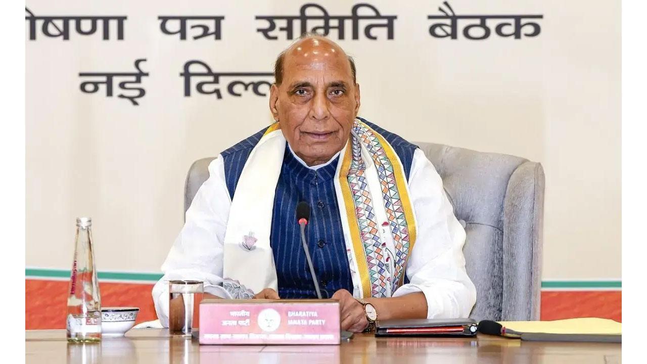 Rajnath Singh to file his nomination papers in Lucknow on Monday