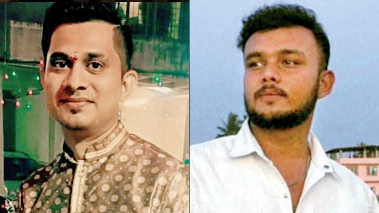 Harish Bhosale and (right) Gaurav Gohil, who were roped in by Thorat 