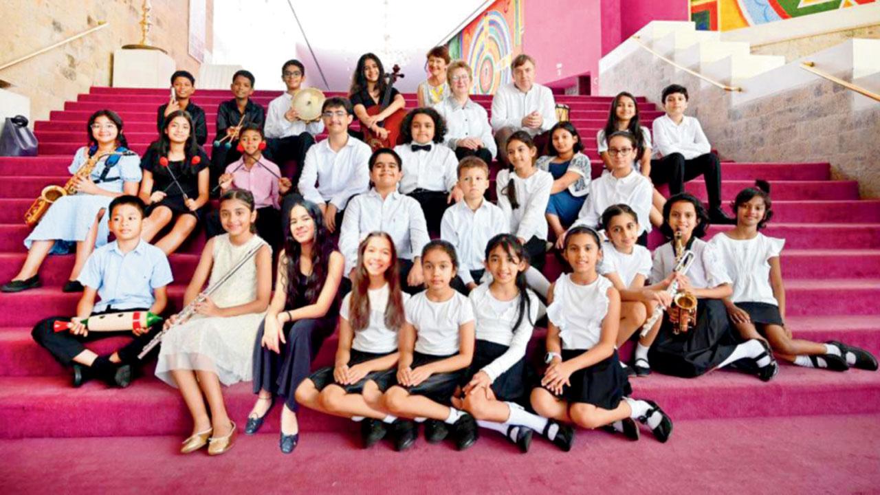 The SOI Academy Choir and Percussion Ensemble