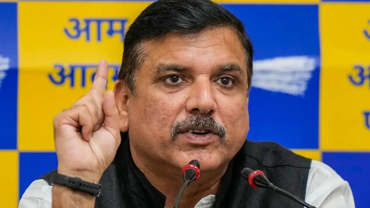 AAP MP Sanjay Singh alleges conspiracy to harm Delhi CM Kejriwal; protest held