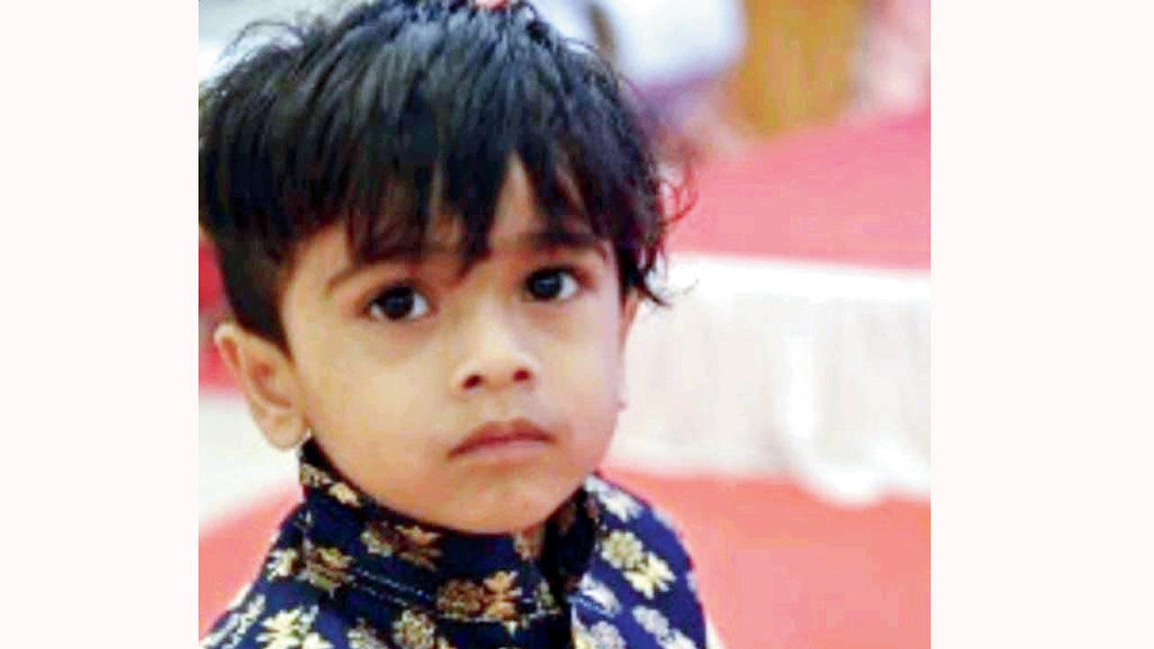 Six-year-old boy Ayush Shegavkar who fell in the pit