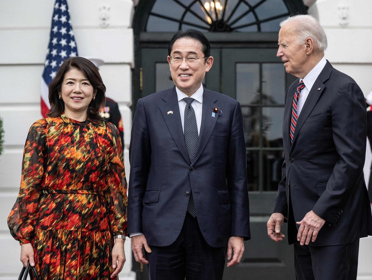 She also presented an autographed soccer ball that was signed by the US Women's National Soccer Team and the Japanese Women's National Football Team before the United States and Japan played in the SheBelieves Cup semifinal match in Atlanta, Georgia, last weekend