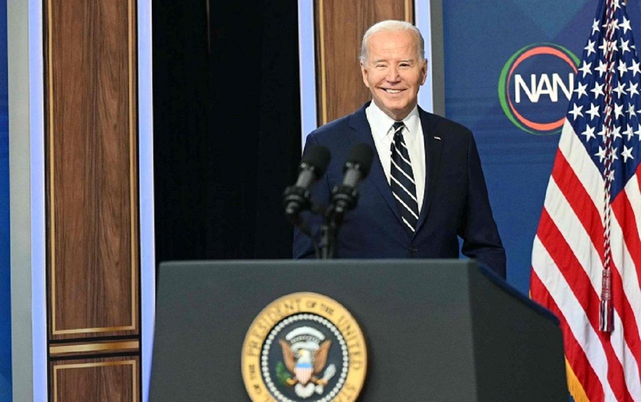 In response to more shouted questions from reporters in the White House, asking if American troops were at risk, Biden returned to the podium saying that the United States was 'devoted' to the defence of Israel, CNN reported