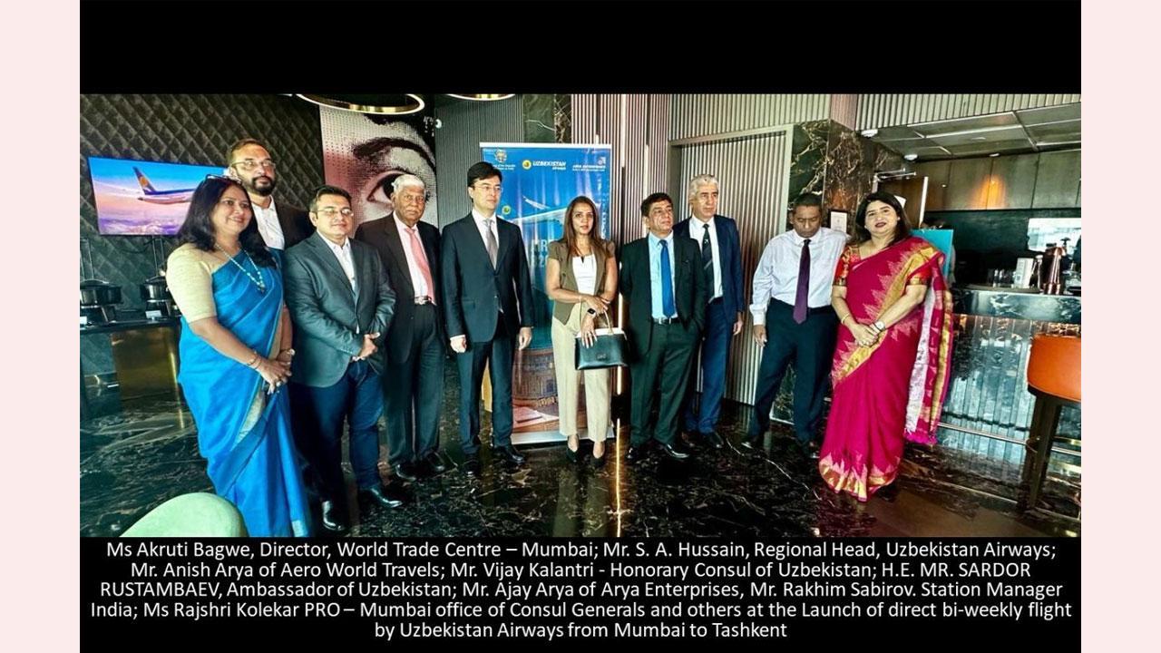 Uzbekistan Airways launches bi-weekly direct flights from Mumbai to Tashkent