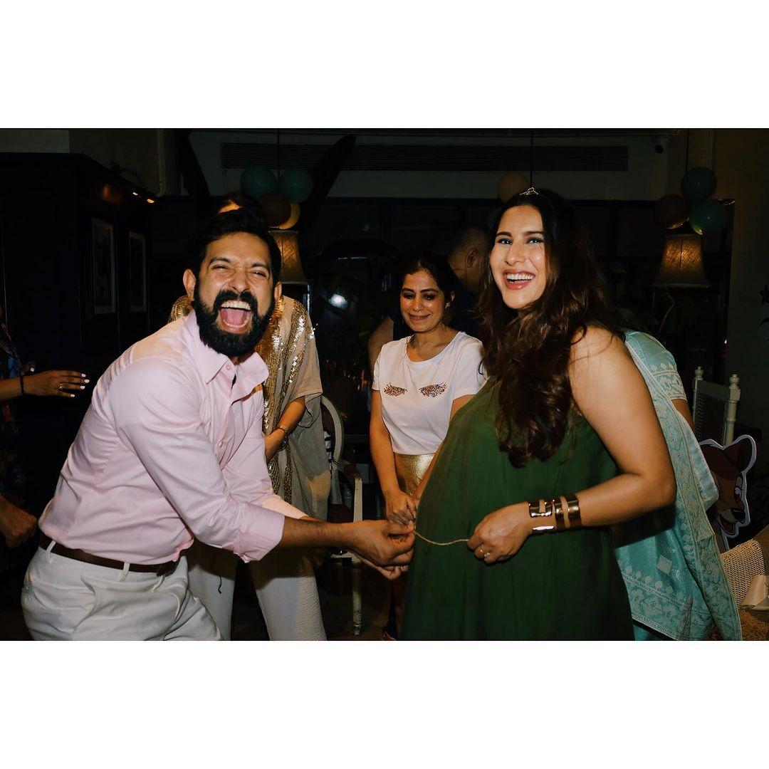 Vikrant Massey and Sheetal Thakur hosted a fun-filled baby shower in the presence of their close friends and family