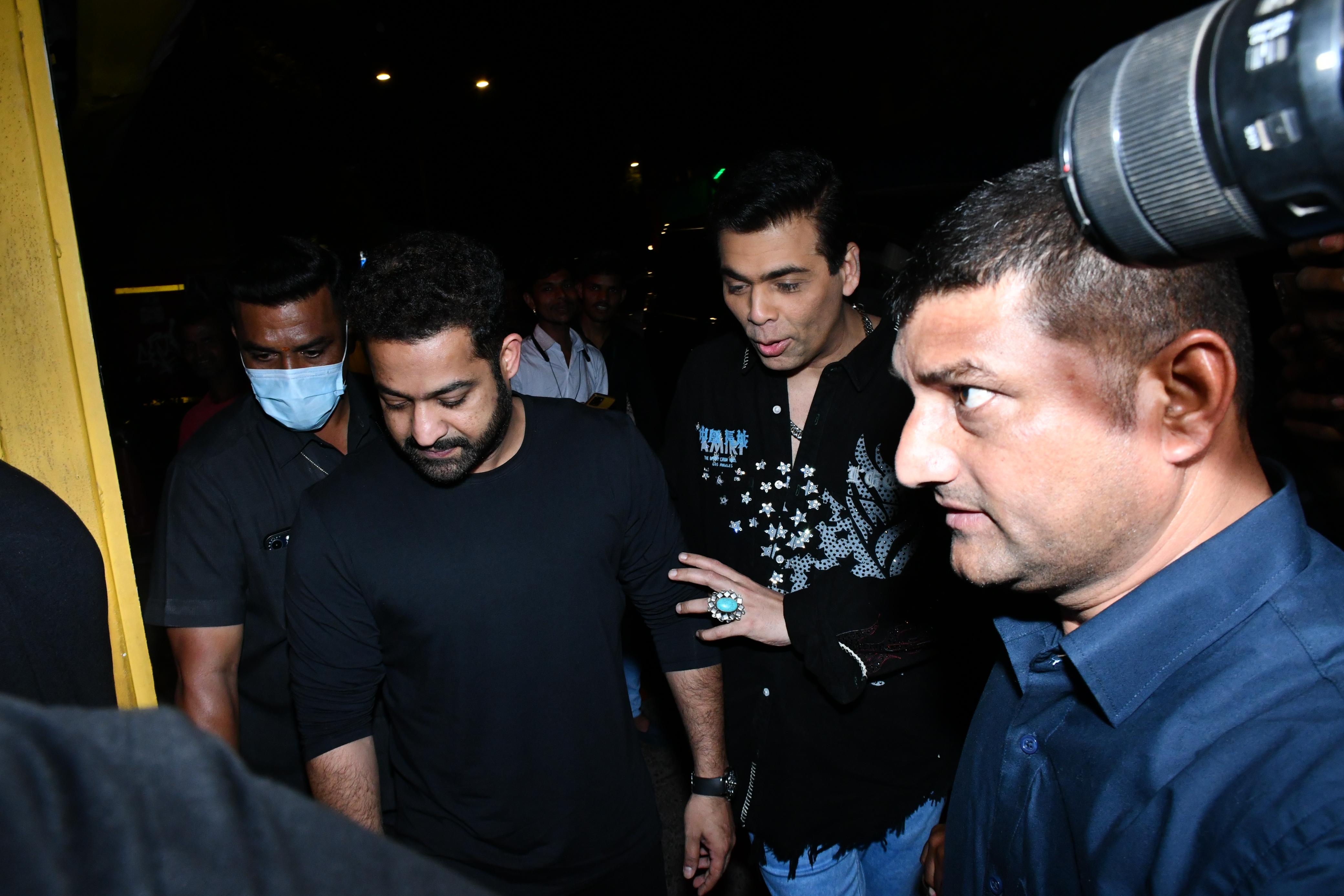 Ace filmmaker Karan Johar was also invited to the intimate bash at the Veronica restaurant last night