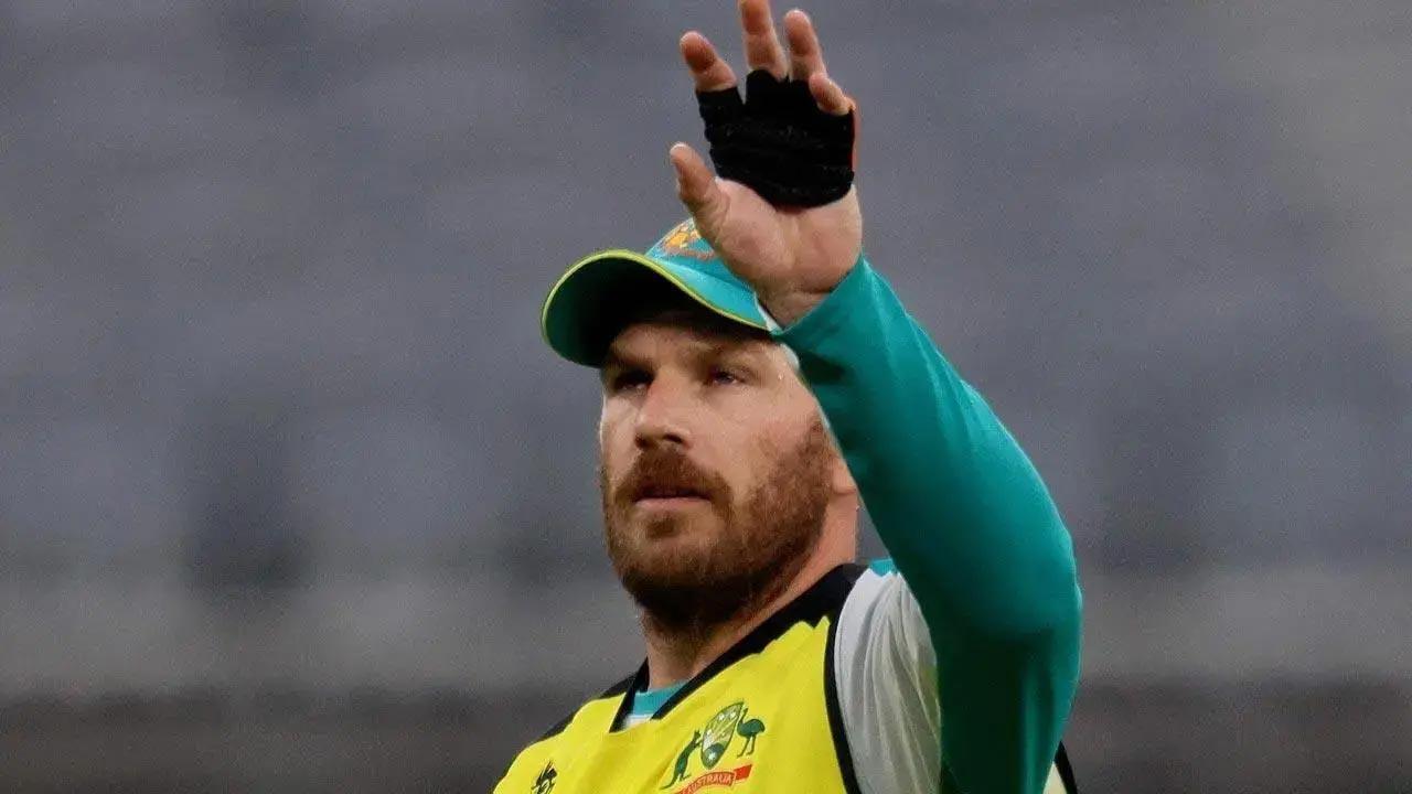 Aaron Finch. Pic/AFP