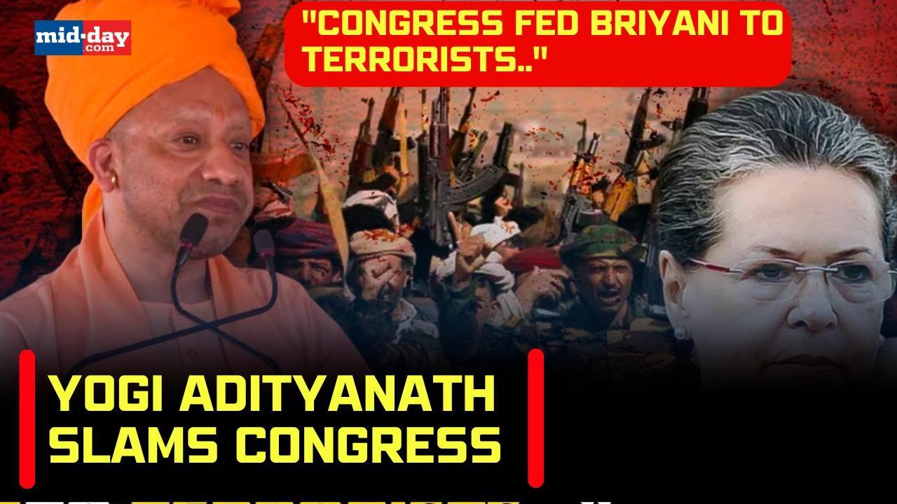 UP CM Yogi Adityanath blasts Congress