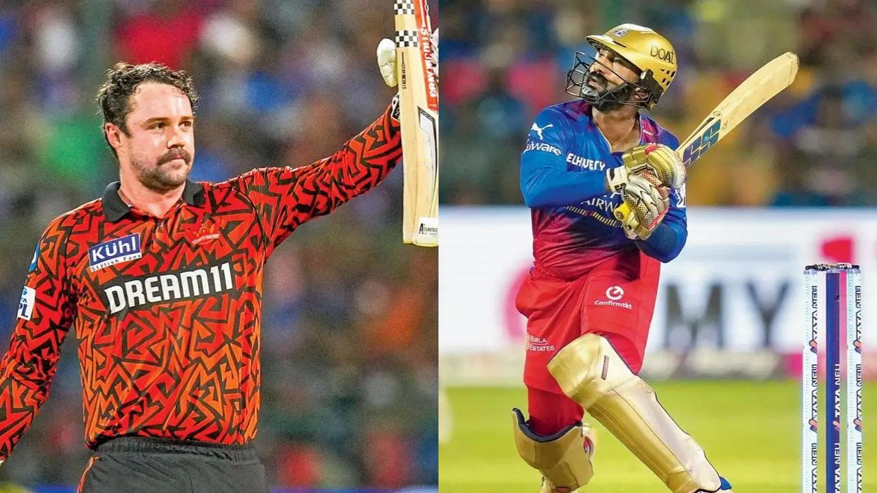 Royal Challengers Bengaluru took on Sunrisers Hyderabad at the M Chinnswamy Stadium. The stadium witnessed the highest-ever T20 match aggregate. Both teams' combined score was 549 runs, with Hyderabad scoring 287 and Bengaluru with a score of 262 runs
