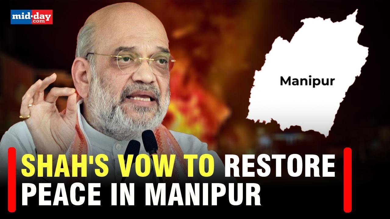 Lok Sabha Elections 2024: Amit Shah vows to protect & restore peace in Manipur 