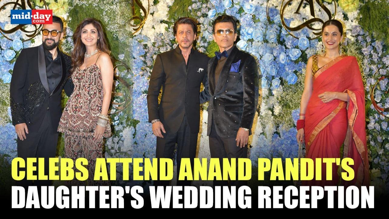Shah Rukh Khan, Taapsee and others attend Anand Pandit's daughter's wedding