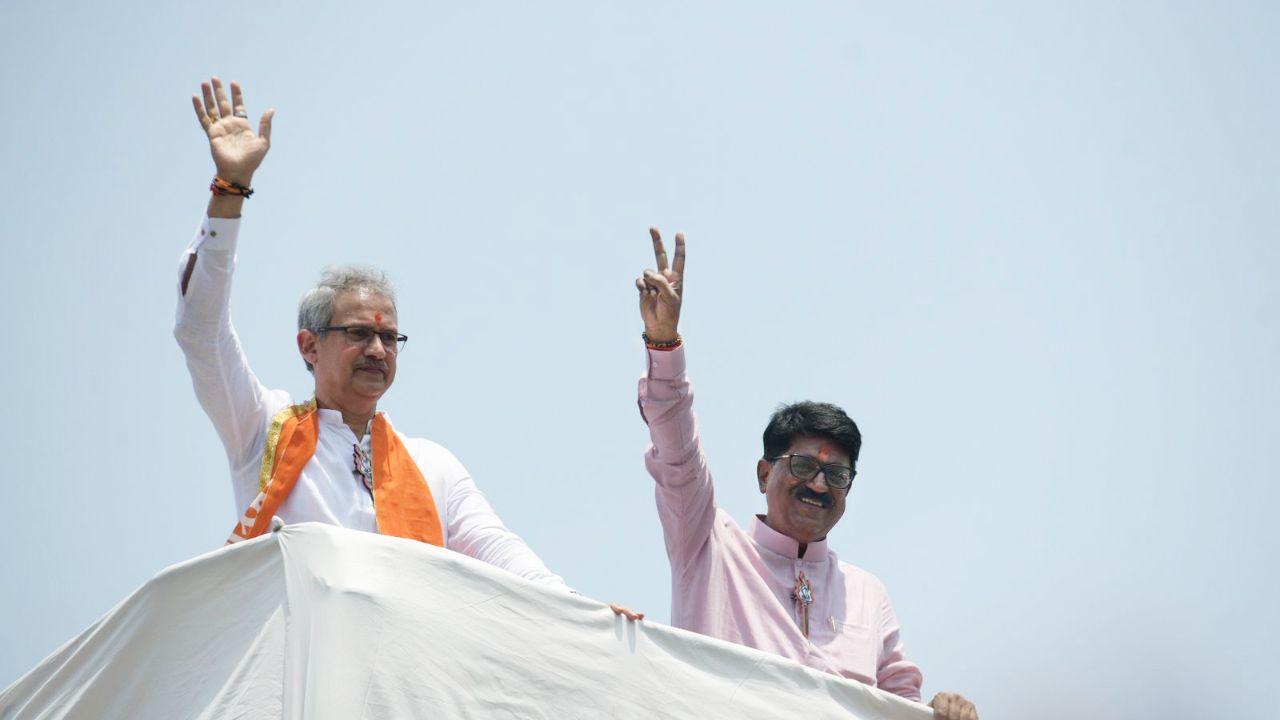 Alongside their supporters and allies from the Mahavikas Aghadi, Sawant and Desai officially filed their nomination applications for the Lok Sabha Elections 2024.