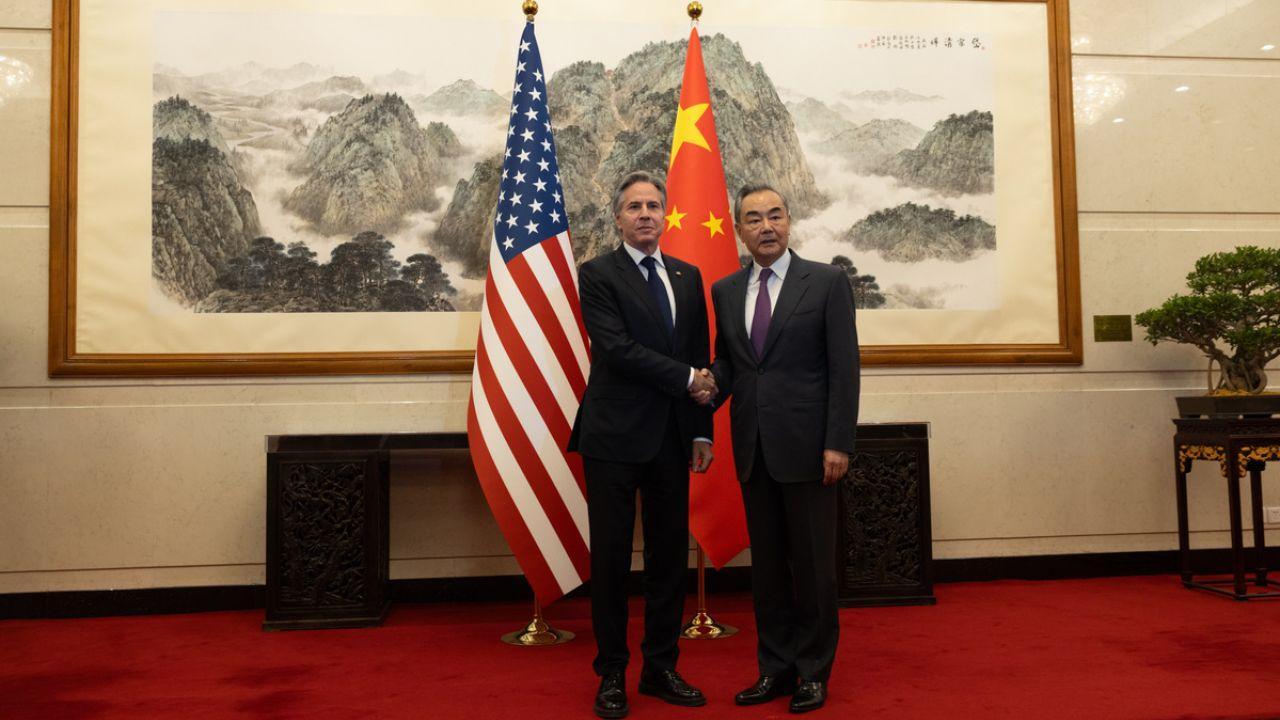 U.S. Secretary of State Antony Blinken & Chinese Foreign Minister Wang Yi/ X