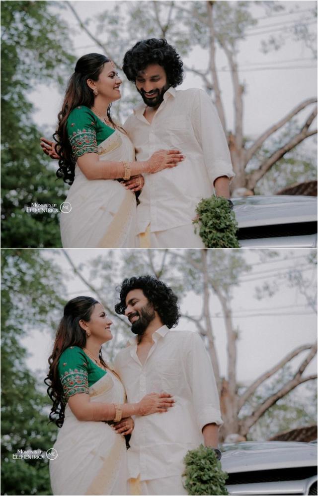 Malayalam film actors Aparna Das and Deepak Parambol got married in Guruvayur temple in Kerala on April 24