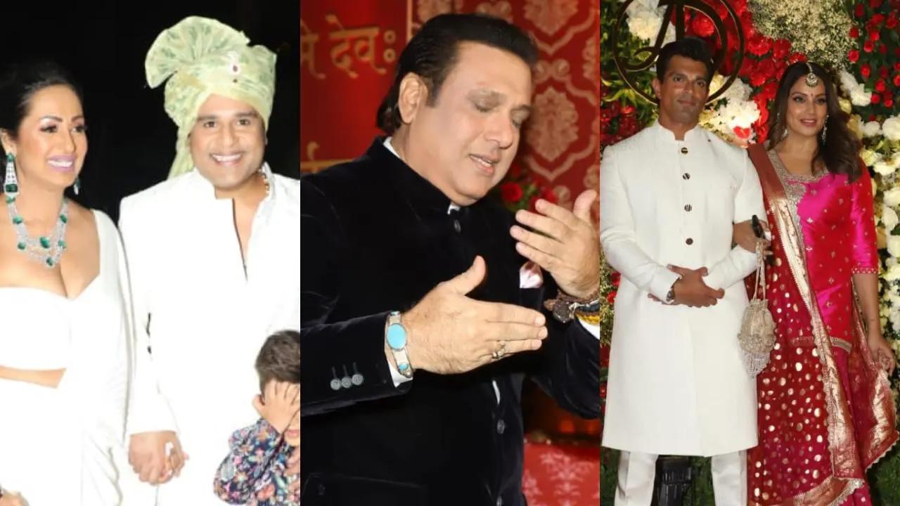 Krushna Abhishek and Govinda have finally ended their long-standing feud and graced Arti Singh-Dipak Chauhan's wedding. Take a look